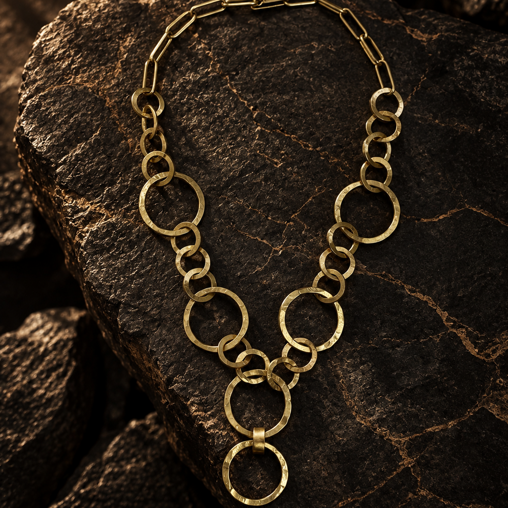Collar de bronce argollas - LUU
