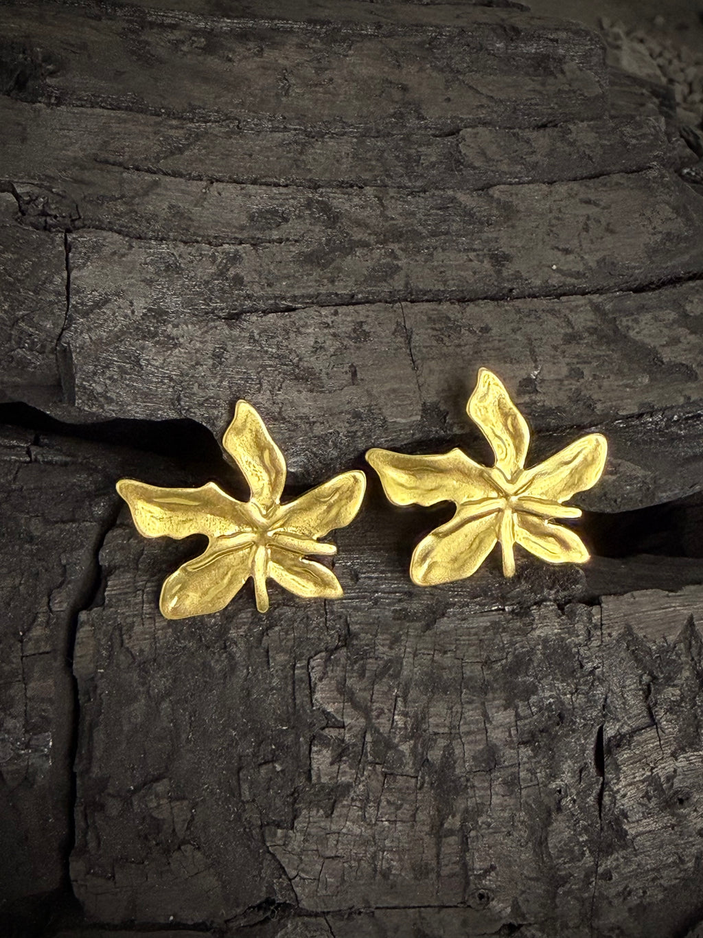 Aros bañados en oro -Arce