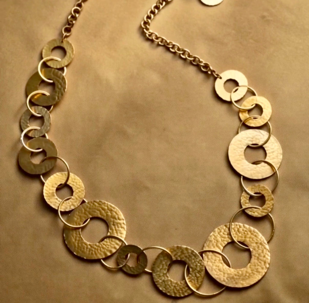 Collar de bronce joya artesanal - Romulo